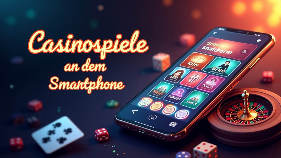 Casinospiele an dem smartphone